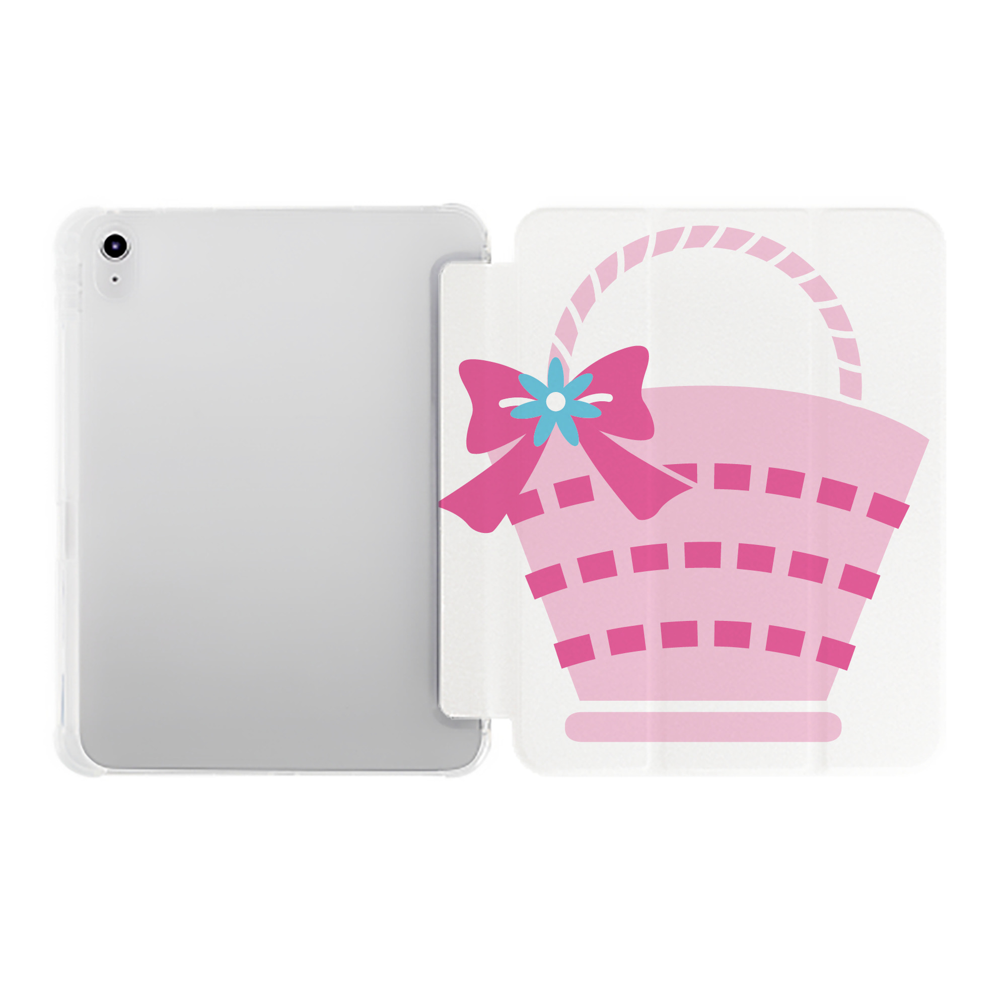 （画像用） Hello Kitty ハローキティ IPad ケース ペン収納付き 三つ折りスタンド PUレザー×シリコン 対応機種9.5/10.5/10.9インチ